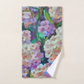 Hydrangée artistique Hortensia Art Abstrait floral (Serviette à main)