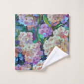 Hydrangée artistique Hortensia Art Abstrait floral (Gant de toilette)