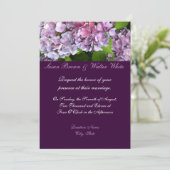 Hydrangée Faire-part de mariage (Debout devant)