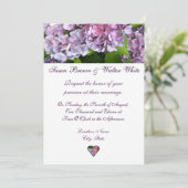 Hydrangée Faire-part de mariage (Debout devant)