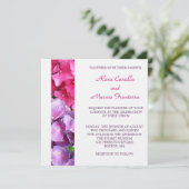 Hydrangée Faire-part de mariage (Debout devant)