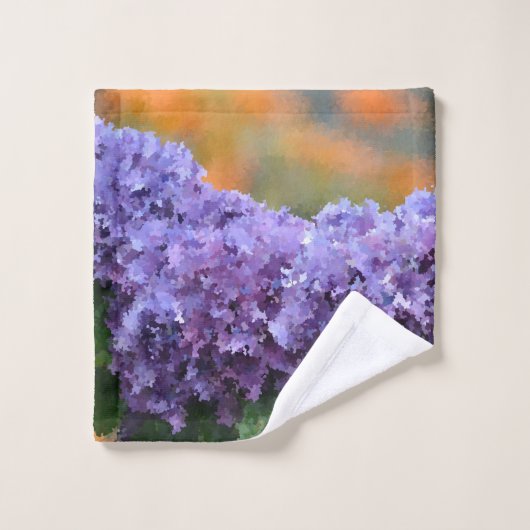 Hydrangée impressionniste (Gant de toilette)