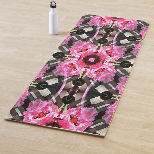 Hydrangeenvliegtuigen.... Yogamat (In situ)