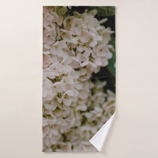 HYDRANGES BLANCS EN BLOOM (Serviette de bain)