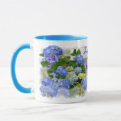 HYDRANGES BLEUS ~ Mug de sanglier (Gauche)