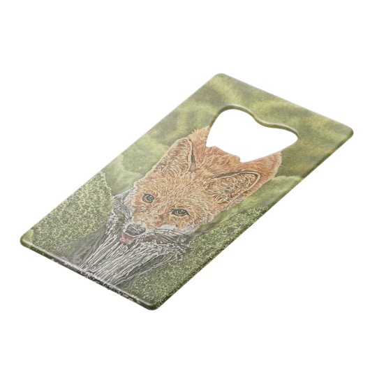 hydratatiehulpmiddel kredietkaart flessenopener (Voorkant Gekanteld)