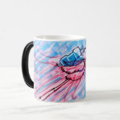 Hydrated Flamingo Magische Mok (Voorkant links)