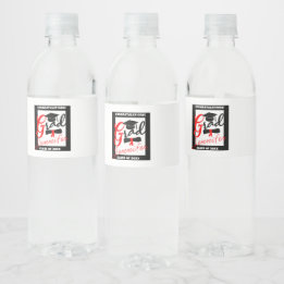 Hydrateer uw succes: gepersonaliseerd Afstuderen Waterfles Etiket