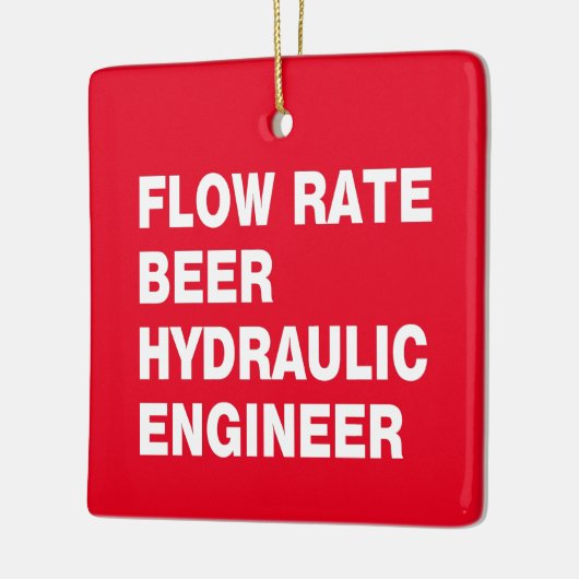 Hydraulisch Ingenieursbier Keramisch Ornament (Links)