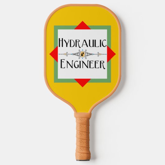Hydraulisch ingenieursblok pickleball paddle (Voorkant)