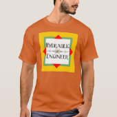 Hydraulisch ingenieursblok t-shirt (Voorkant)