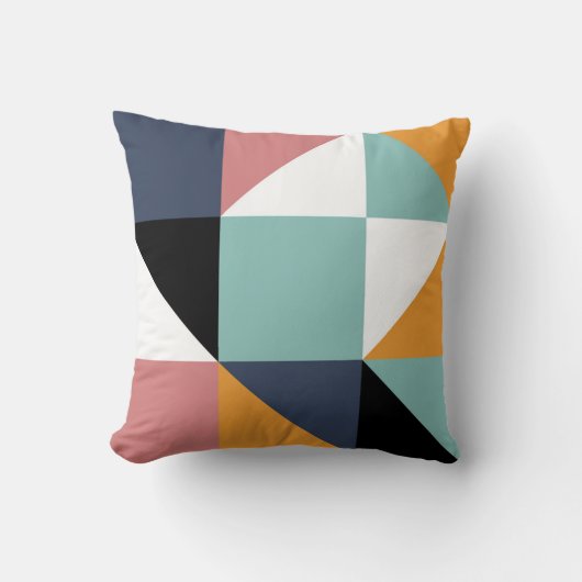 Hydraulisch mozaïekpatroon kussen (Voorkant)