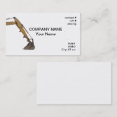 hydraulische arm visitekaartje (Voorkant / Achterkant)