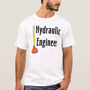 Hydraulische monteur Toilet Plunger T-shirt