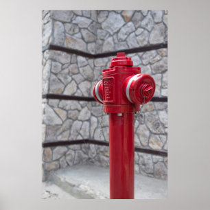 Hydrisch glas poster