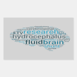 Hydro Brain Rechthoekige Sticker