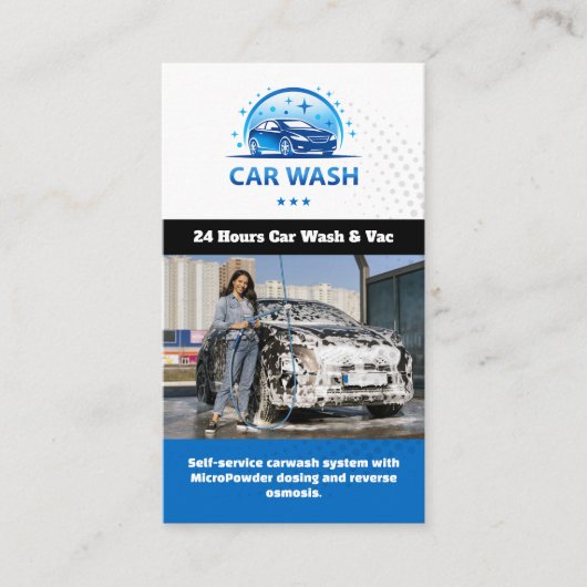 Hydro Car Wash Services | beroeps Visitekaartje (Voorkant)