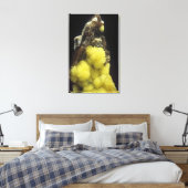 Hydroboraciet op Gorgeyite, Kazachstan Canvas Afdruk (Insitu (Slaapkamer))