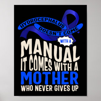 Hydrocefalus Awareness komt niet met een handleidi Poster
