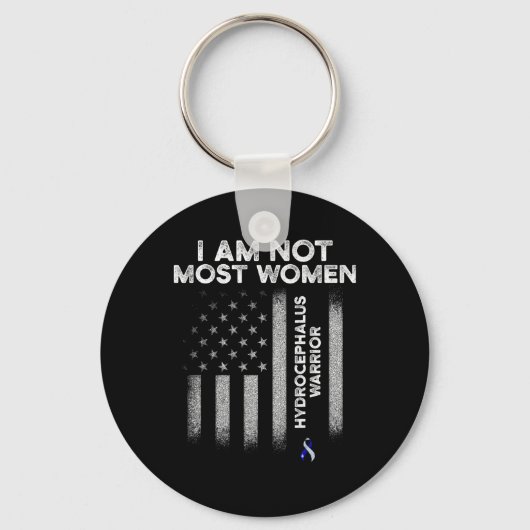 Hydrocefalus Overlevende Meeste Vrouwen Bewustzijn Sleutelhanger (Voorkant)