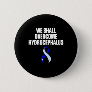 Hydrocefalus overlevende overwonnen bewustzijn kri ronde button 5,7 cm