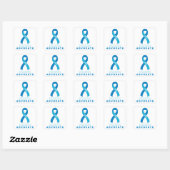 Hydrocephalus Advocate White Square Sticker (Vel)