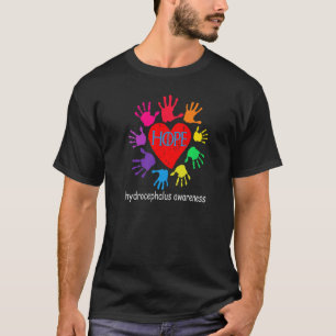 hydrocephalus Awareness, grappige design hope hydr T-shirt