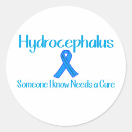 Hydrocephalus Ronde Sticker