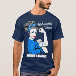 Hydrocephalus Warrior onbreekbaar bewustzijn T-shirt