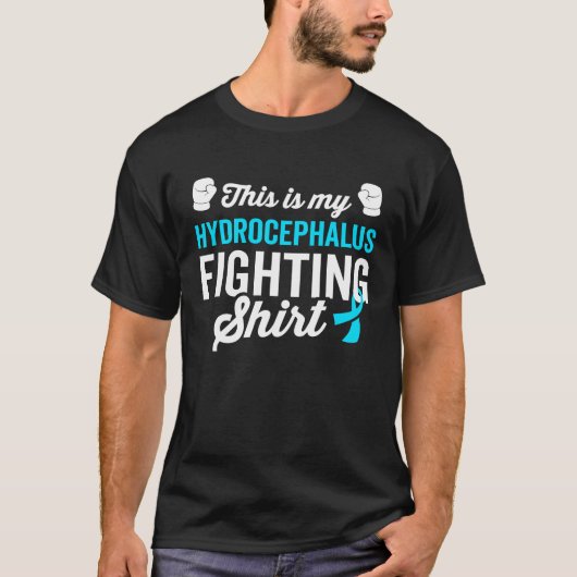 Hydrocephalus Warrior Survivor Awareness Get Well  T-shirt (Voorkant)