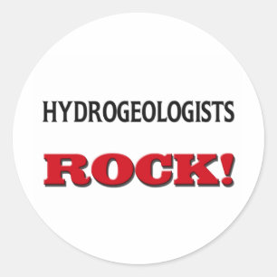Hydrogeologen Rock Ronde Sticker