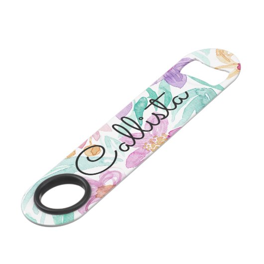 Hydrogramme d'aquarelle rose pâle orange (Devant angulaire)