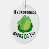 Hydroponica groeit op je sla keramisch ornament (Rechts)