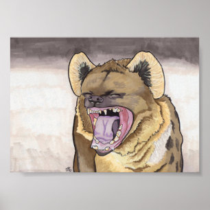 Hyena 5x7 poster