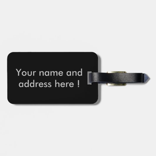 Hyena Bagagelabel (Achterkant horizontaal)