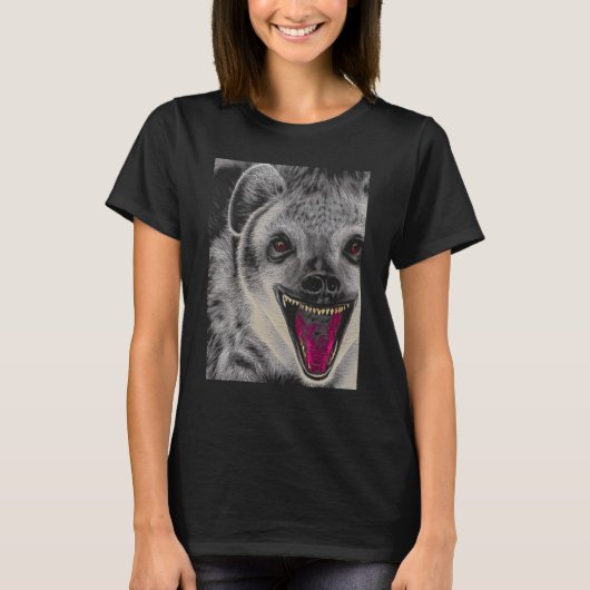 Hyena Gape Hyaena T-shirt (Voorkant)