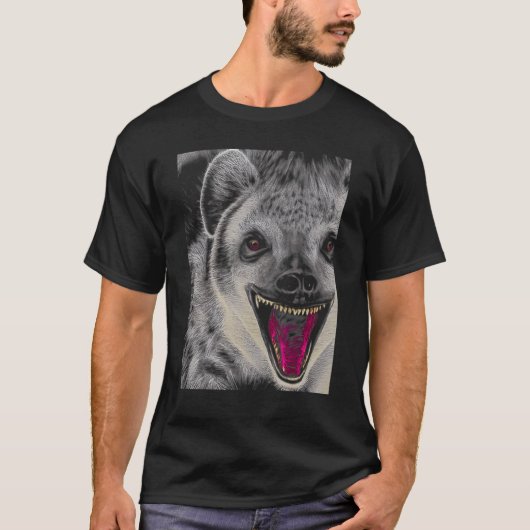 Hyena Gape Hyaena T-shirt (Voorkant)