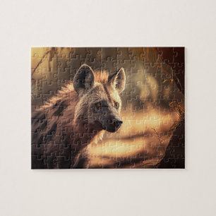 Hyena Jigzaag Puzzle - Oerwoud Legpuzzel