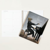 Hyena Piano Music Player Imaginaire Art Planner (Devant avec enveloppe)
