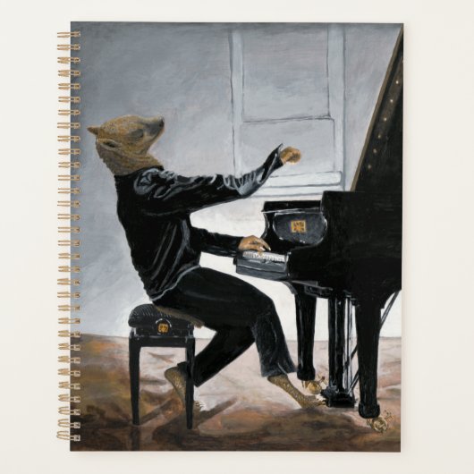 Hyena Piano Music Player Imaginaire Art Planner (Devant)