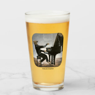 Hyena Piano Music Player Imaginaire Boire du verre