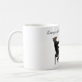 Hyena Piano Music Player Imaginaire Coffee Mug (Gauche)