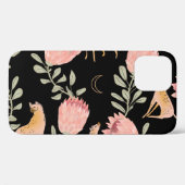 Hyena & Protea: donker patroon Case-Mate iPhone Case (Achterkant (horizontaal))