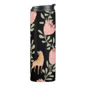 Hyena & Protea: donker patroon Thermosbeker (Gedraaid links)