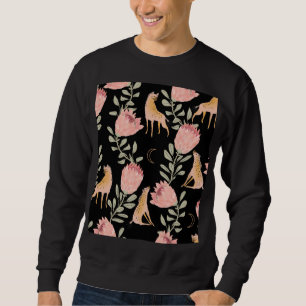 Hyena & Protea: donker patroon Trui