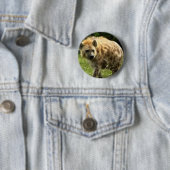 Hyena Round Pin Ronde Button 5,7 Cm (In situ)