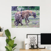 Hyena Wildlife of Africa Poster (Thuiskantoor)