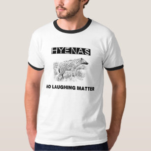 Hyenas - geen lachen t-shirt