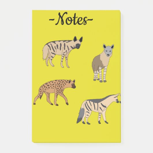 Hyena's Post-it® Notes (Voorkant)