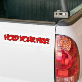 HYF! Bumpersticker White (Op Truck)